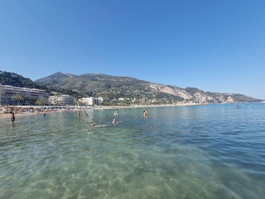 Le Garavan, Superbe Studio Vue Mer Et Vieux Menton Extérieur photo